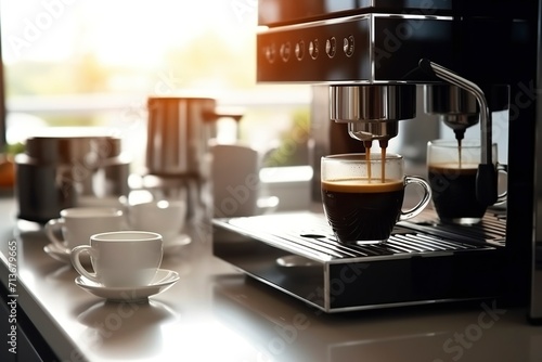 coffee maker and espresso machine photo