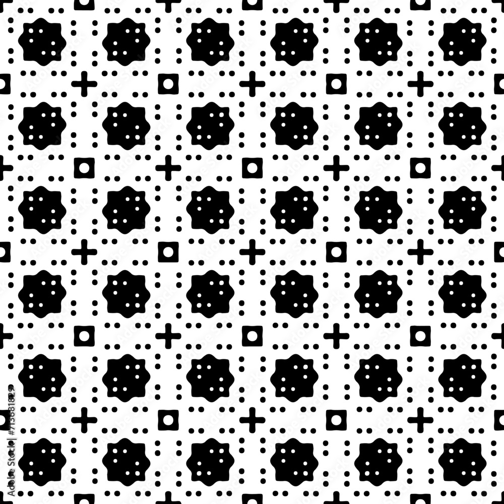 White background with black pattern. Seamless texture for fashion, textile design, on wall paper, wrapping paper, fabrics and home decor. Simple repeat pattern. White background with black pattern. Seamless texture for fashion, textile design, on wall paper, wrapping paper, fabrics and home decor. Simple repeat pattern.