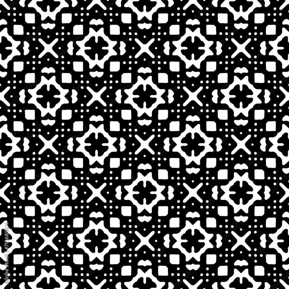 White background with black pattern. Seamless texture for fashion, textile design, on wall paper, wrapping paper, fabrics and home decor. Simple repeat pattern. White background with black pattern. Seamless texture for fashion, textile design, on wall paper, wrapping paper, fabrics and home decor. Simple repeat pattern.