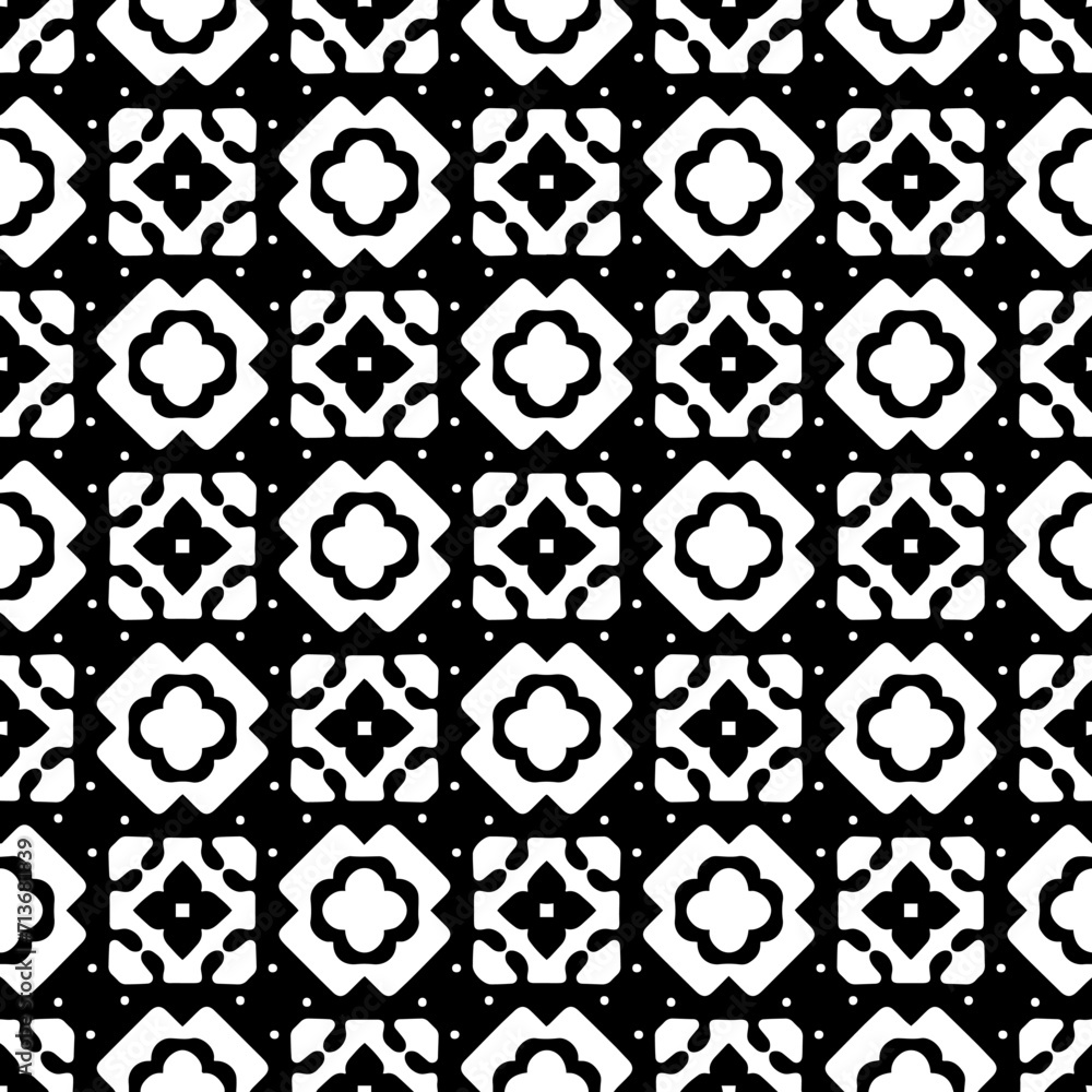 White background with black pattern. Seamless texture for fashion, textile design, on wall paper, wrapping paper, fabrics and home decor. Simple repeat pattern. White background with black pattern. Seamless texture for fashion, textile design, on wall paper, wrapping paper, fabrics and home decor. Simple repeat pattern.