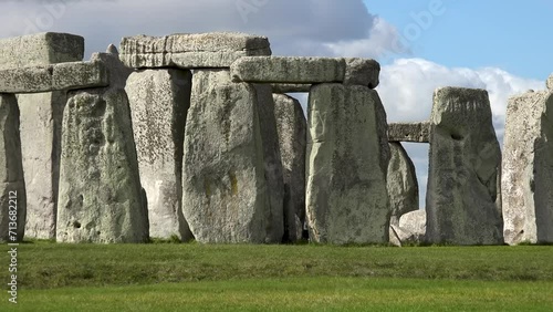 Stonehenge prehistoric monument on Salisbury Plain in Wiltshire, England.  photo