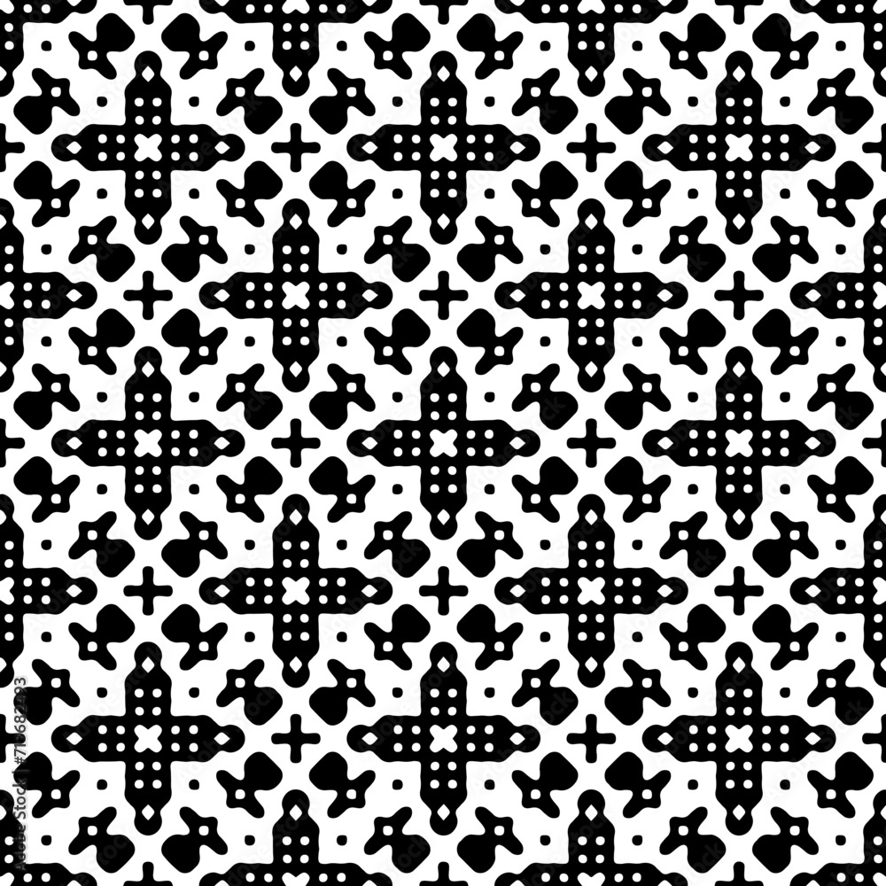White background with black pattern. Seamless texture for fashion, textile design, on wall paper, wrapping paper, fabrics and home decor. Simple repeat pattern. White background with black pattern. Seamless texture for fashion, textile design, on wall paper, wrapping paper, fabrics and home decor. Simple repeat pattern.
