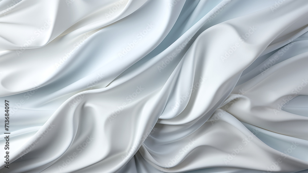 The wrinkles of the white cloth are abstract. The wrinkles of the white cloth are abstract.