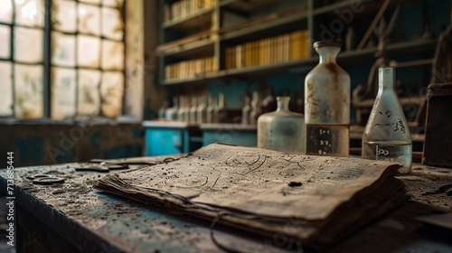Timeless Knowledge: Ancient Texts Unearthed in an Abandoned Lab