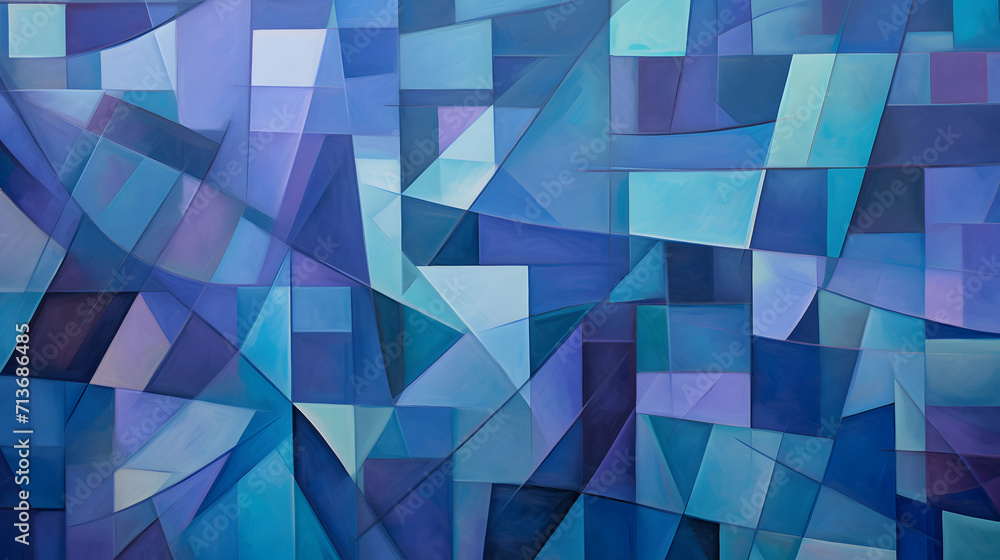 Abstrack Background, A vibrant mosaic of geometric shapes in various shades of blue, green, and purple creating a visually striking background Abstrack Background, A vibrant mosaic of geometric shapes in various shades of blue, green, and purple creating a visually striking background
