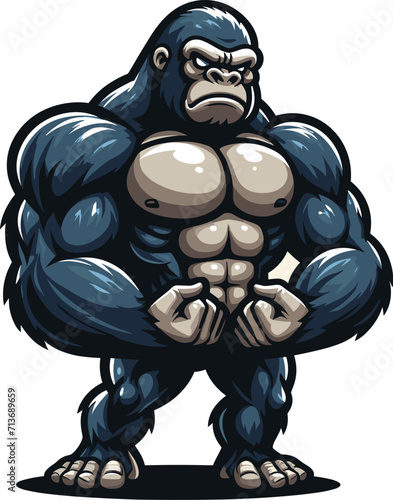 gorilla mascot cartoon photo