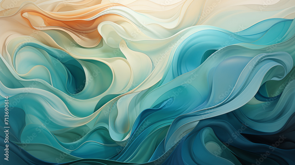 Abstract liquid flow Abstract liquid flow