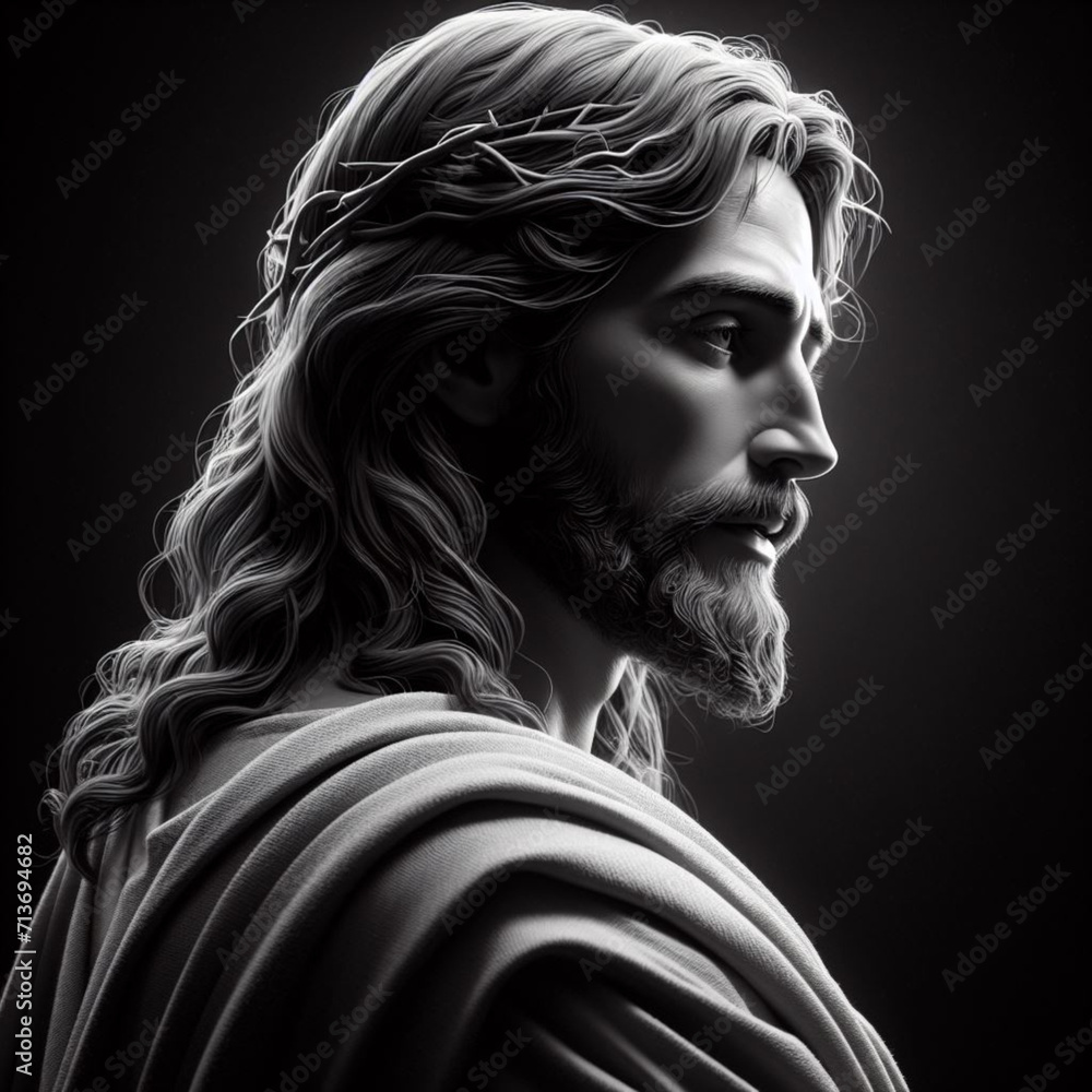 Jesus el Maestro  - obrazy, fototapety, plakaty 