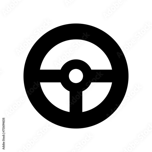 Steering wheel icon