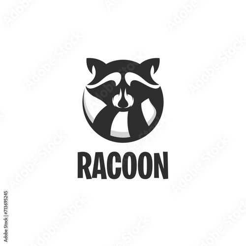 Racoon Mascot Logo