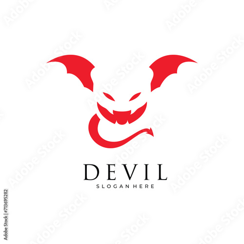 Illustration Devil Mascot Logo