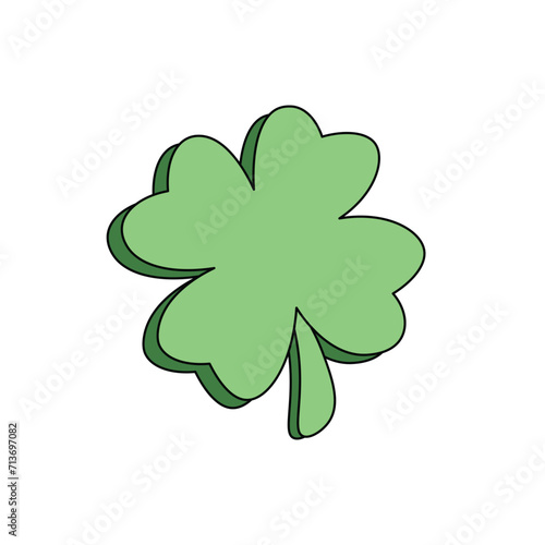 Four clover vector