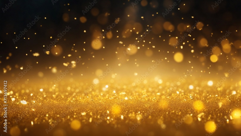 Golden glitters bokeh background. Fashion or party concept. Product placement idea. With copy space. Golden glitters bokeh background. Fashion or party concept. Product placement idea. With copy space.