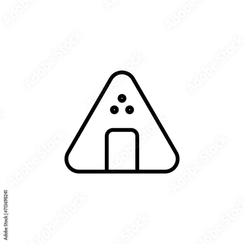 onigiri line icon