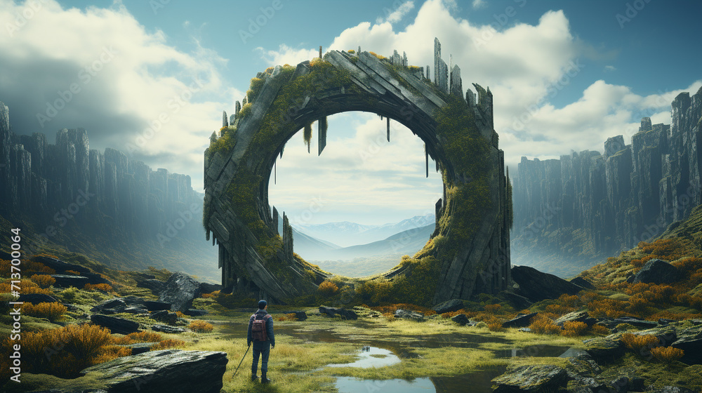 Fototapeta premium landscape in the mountains