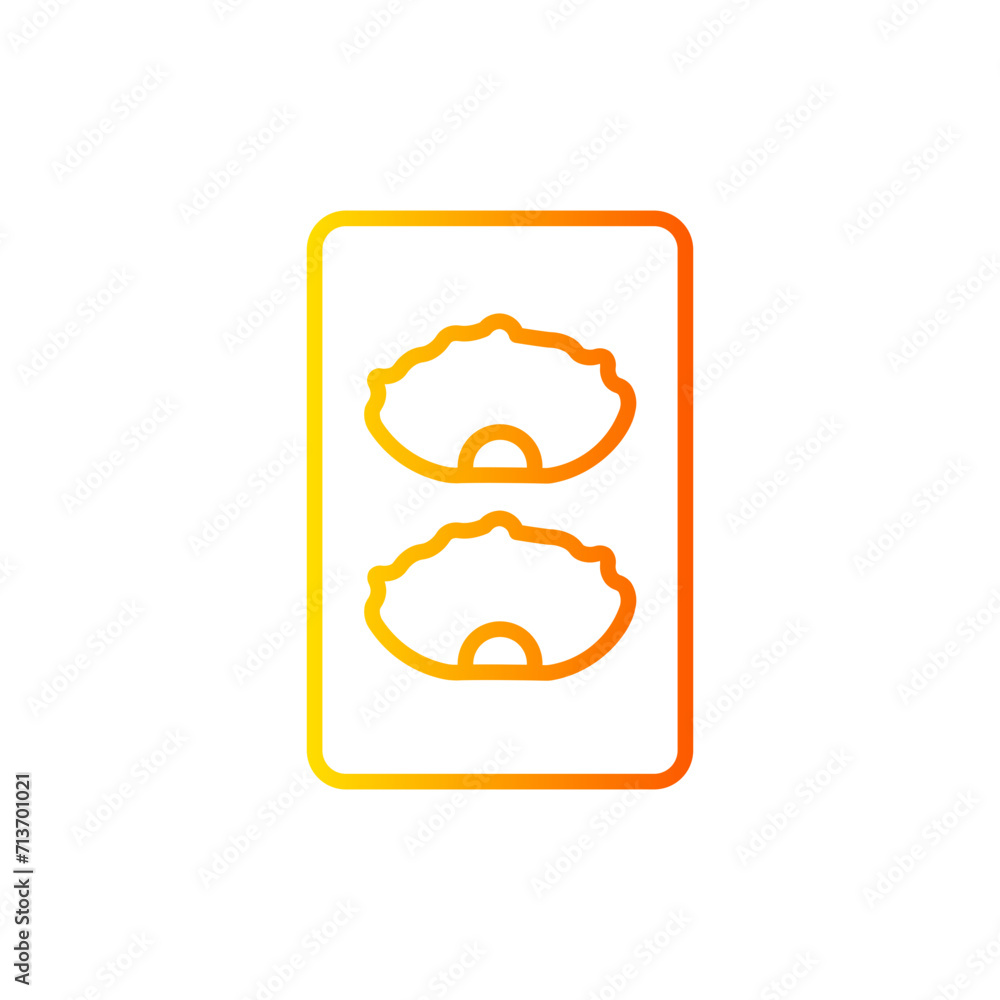gyoza gradient icon gyoza gradient icon