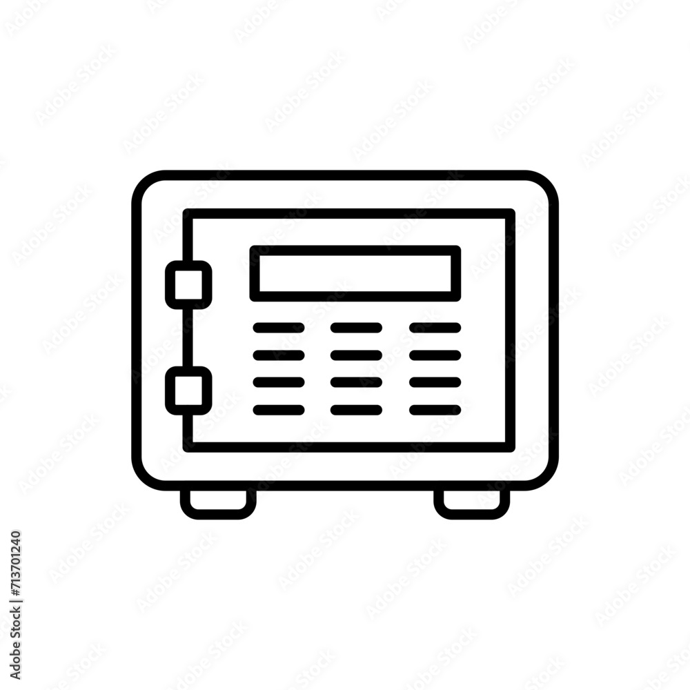 Locker outline icons, minimalist vector illustration ,simple transparent graphic element .Isolated on white background Locker outline icons, minimalist vector illustration ,simple transparent graphic element .Isolated on white background