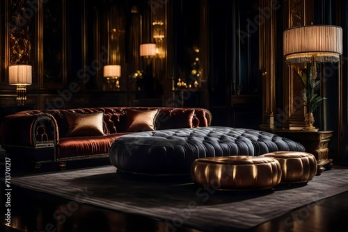 A refined setting highlighting a pair of high-end silk cushions  meticulously detailed and perfectly illuminated. This super realistic depiction emphasizes the softness and sophistication  radiating a