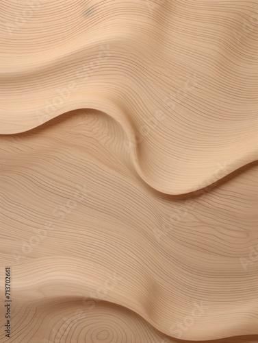 A captivating wooden wall with elegant wave patterns, exuding warmth and craftsmanship. Generative AI.