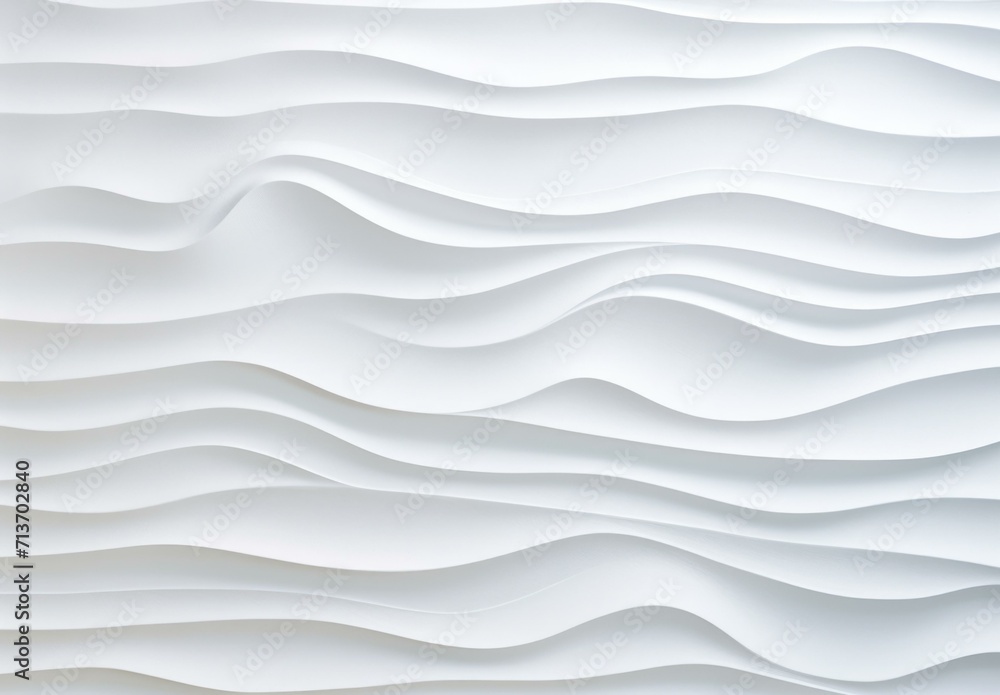 A tranquil white wall texture with flowing organic lines. Generative AI. A tranquil white wall texture with flowing organic lines. Generative AI.