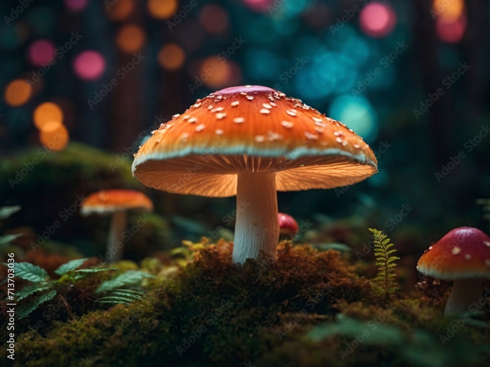 Fototapeta premium amanita muscaria fly mushroom