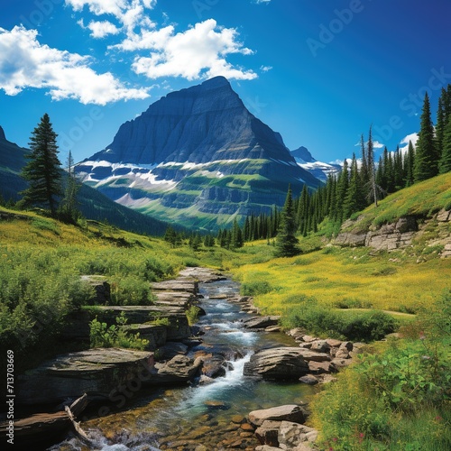 
Logan Pass is a favorite among visitors for its stunning beauty. photo