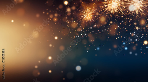 Fireworks background for celebration  holiday celebration concept