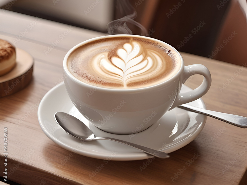 Fototapeta premium A beautifully decorated teacup