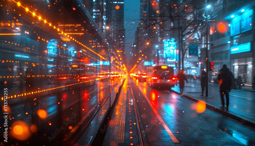 Obraz premium Grid Wipe Transition: Seamlessly Transform Your Scenes with a Striking Grid Effect. Engaging Visual Shift for Dynamic Impact,generative ai