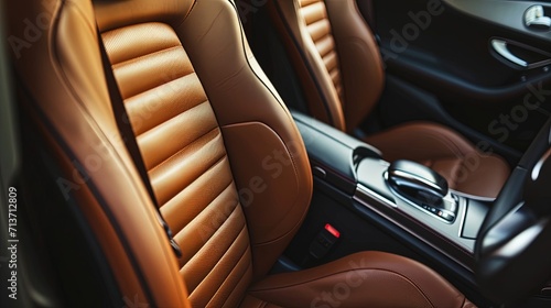 Brown Car Interior Seat © Ariestia