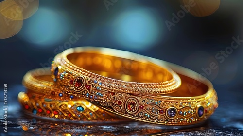 Golden Bangel Jewelry