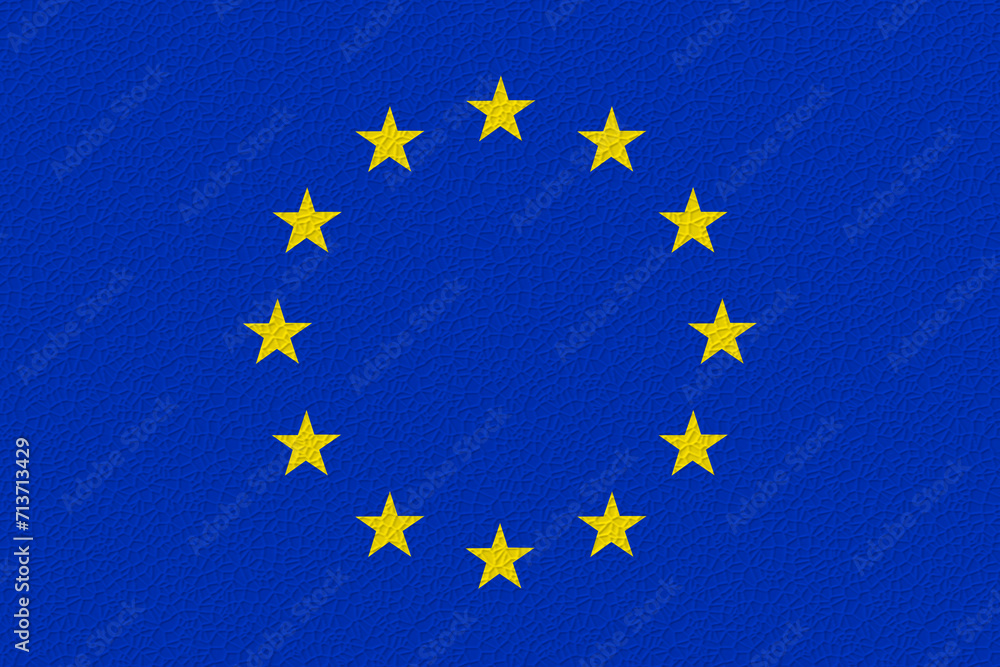 National flag of Europe. Background with flag of Europe. National flag of Europe. Background with flag of Europe.
