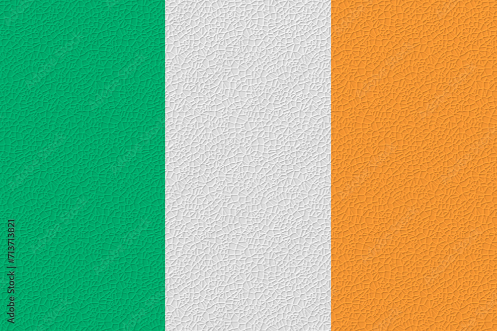 Fototapeta premium National flag of Ireland Background for editors and designers. National holiday