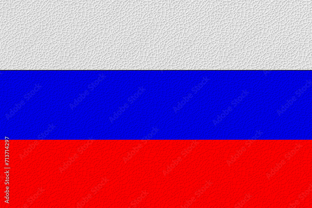 National Flag of Russia. Background  with flag  of Russia.