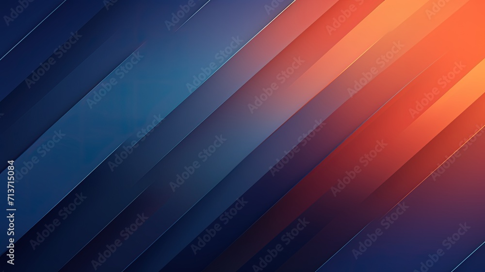 A geometric background with diagonal stripes in a gradient color scheme - obrazy, fototapety, plakaty 