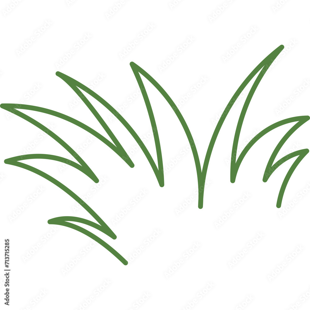 Hand Drawn Grass