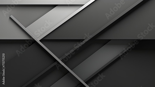 A minimalistic background with intersecting lines in a grayscale color palette photo