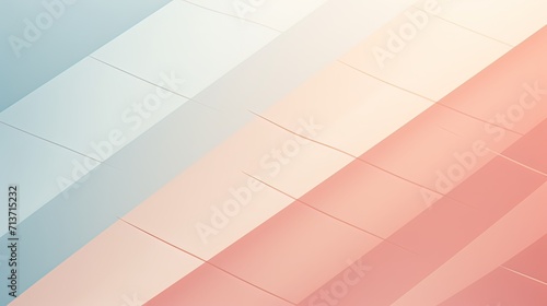 A minimalistic background with intersecting lines in a pastel color palette photo