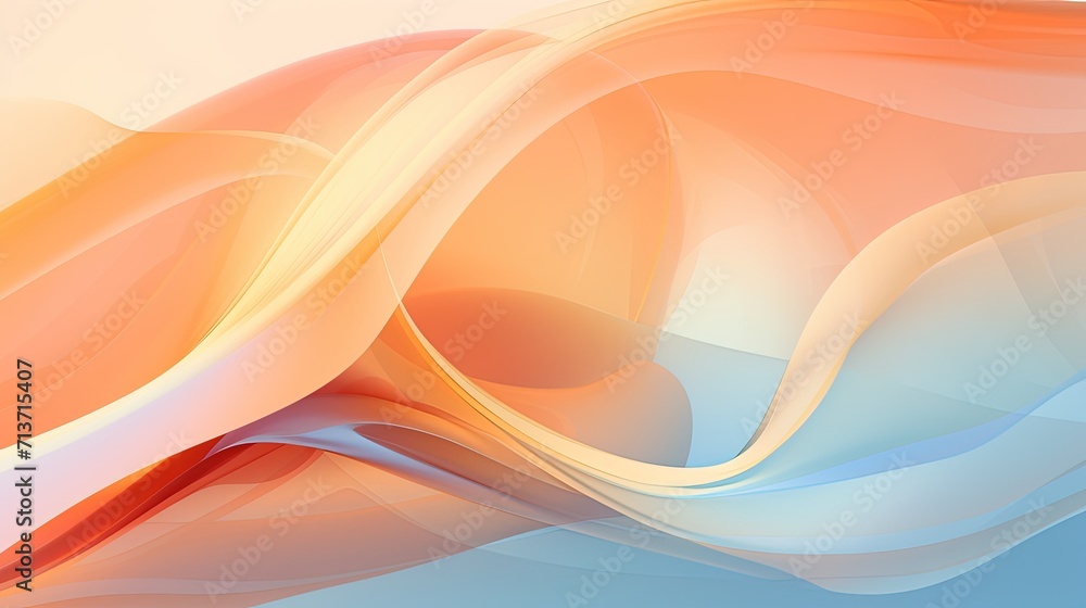 An abstract background with intersecting curves in a fluid composition An abstract background with intersecting curves in a fluid composition