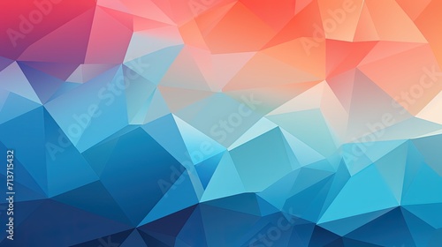 Tela An abstract background with overlapping polygons in a gradient color scheme