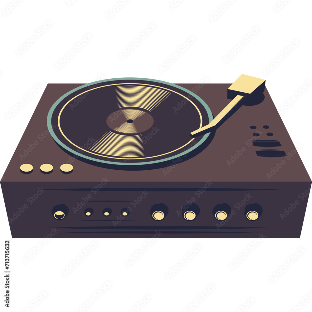 Obraz premium Retro Vinyl Record