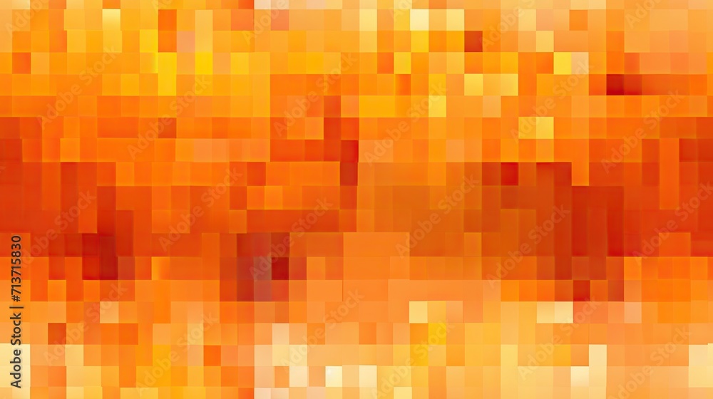 Geometric abstractions contemporary orange pixel pattern Geometric abstractions contemporary orange pixel pattern