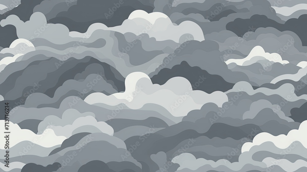 Patterns formed by overlapping cloud formations Patterns formed by overlapping cloud formations