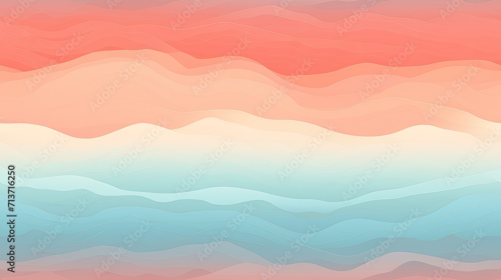 Patterns resembling a peaceful beach at sunset