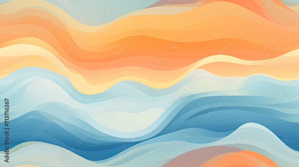 Patterns resembling a peaceful beach at sunset Patterns resembling a peaceful beach at sunset