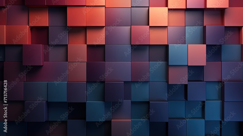 Rectangular tiles with a gradient color transition creating a smooth visual flow Rectangular tiles with a gradient color transition creating a smooth visual flow