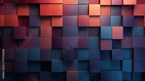 Rectangular tiles with a gradient color transition creating a smooth visual flow