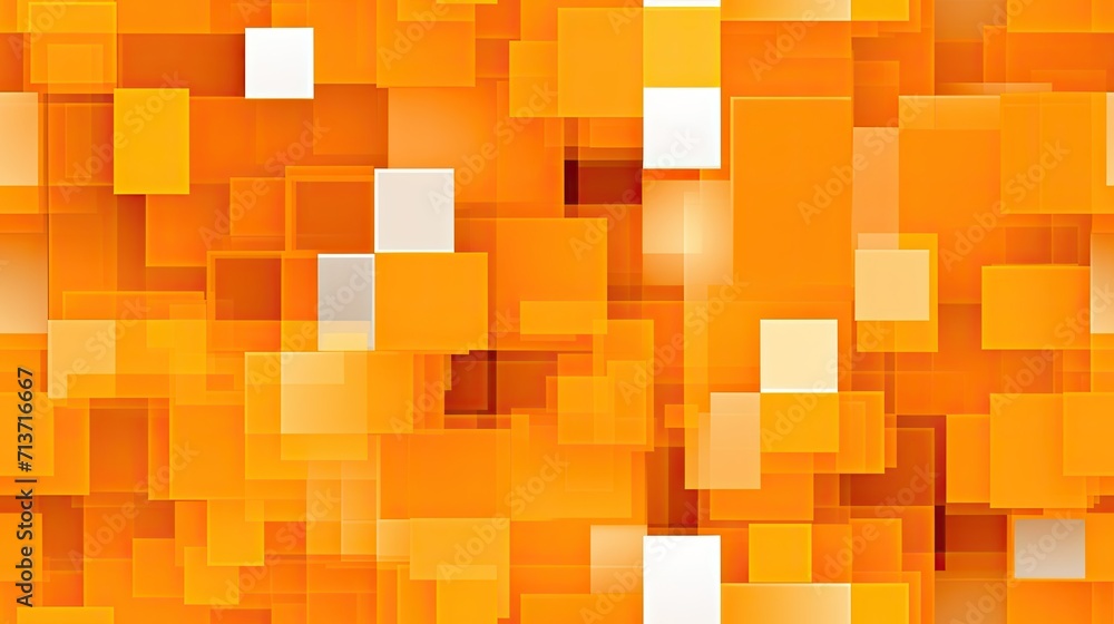 Technological geometry modern vibrant orange pixel pattern Technological geometry modern vibrant orange pixel pattern
