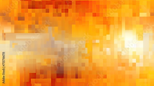 Techno vibes modern art orange pixel pattern