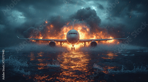 飛行機事故のイメージ
 photo